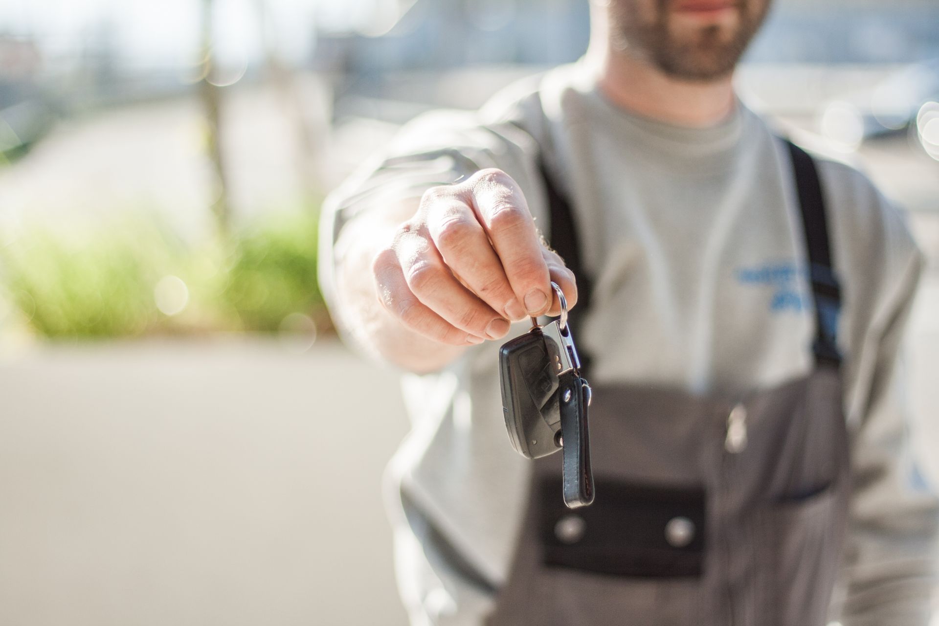 Handing back the keys after a service